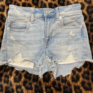 Like New American Eagle Distressed Shorts Sz 00